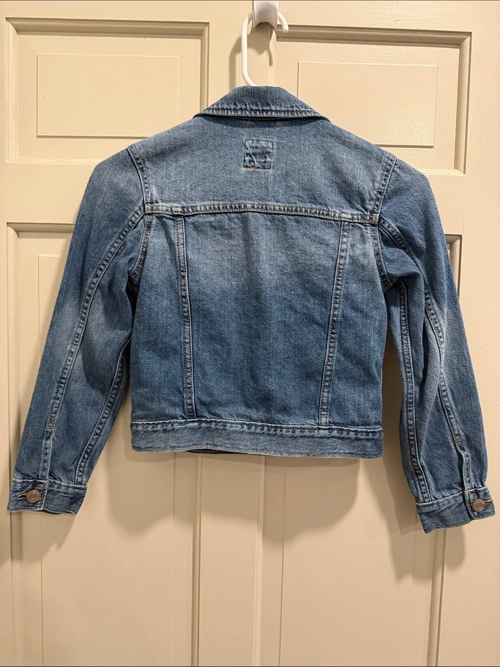 GAP Girls Icon Button-Up Denim Jacket Medium Wash Size M (8-9)